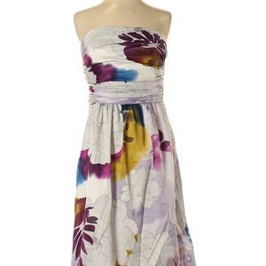 The Limited Strapless Floral Dress sz12